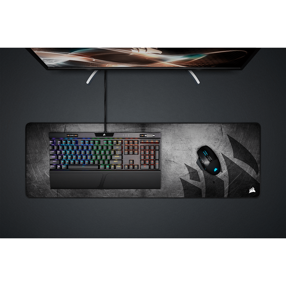 Corsair MM300 PRO Premium Spill-Proof Cloth Gaming Mouse Pad, цвет: Extended — фото 2