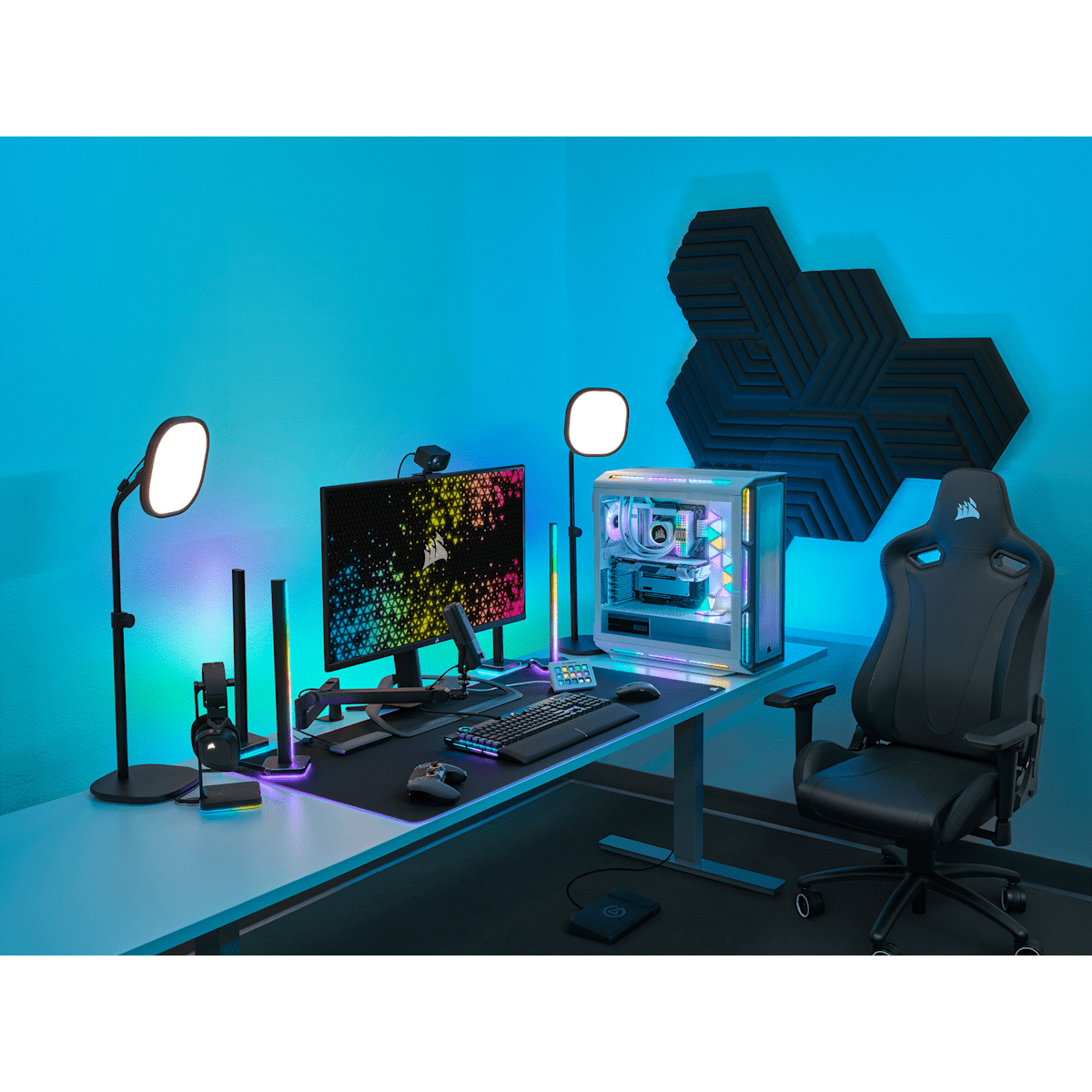 Corsair MM700 RGB Extended 3XL Cloth Gaming Mouse Pad / Desk Mat — фото 8