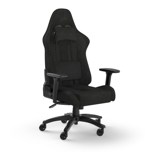 CORSAIR TC100 RELAXED Gaming Chair - Fabric Black/Black