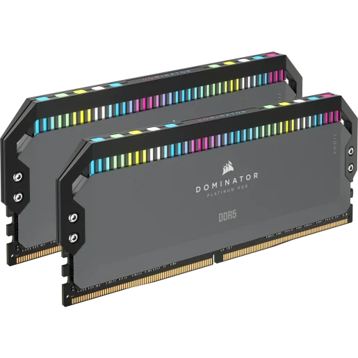 CORSAIR DOMINATOR® PLATINUM RGB 32GB (2x16GB) DDR5 DRAM 5600MT/s CL36 AMD EXPO & Intel XMP Memory Kit