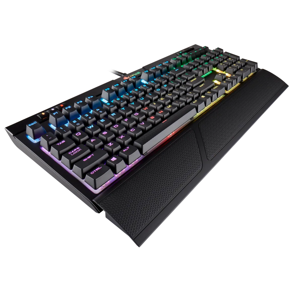 TECLADO CORSAIR GAMER MECANICO STRAFE MK.2, CON ILUMINACION RGB LED, SWITCH ROJO (CH-9104110-SP) 1 Imágenes del producto