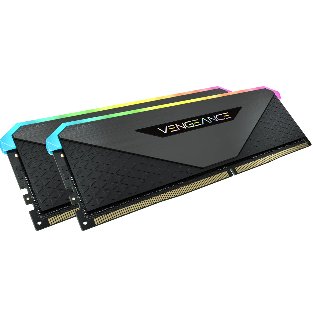 VENGEANCE® RGB RT 32GB (2 x 16GB) DDR4 Memory Kit – Black
