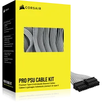 Premium Individually Sleeved Type-5 PSU Cables Pro Kit, White