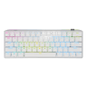 K70 PRO MINI WIRELESS 60%机械键盘CHERRY MX速度开关键盘，带RGB背光 - 白色