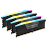VENGEANCE® RGB 64GB (4x16GB) DDR5 DRAM Up To 6400MT/s CL32 Memory Kit — Black