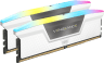 VENGEANCE® RGB 32GB (2x16GB) DDR5 DRAM 5200MHz C40 Memory Kit — White