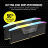 VENGEANCE® RGB 64GB (2x32GB) DDR5 DRAM 6400MT/s C32 Memory Kit — Black