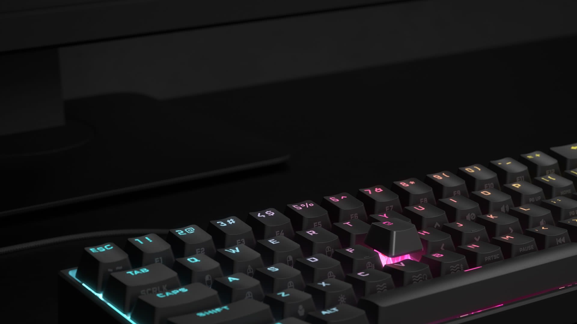 K65 RGB MINI 60% Mechanical Gaming Keyboard — CHERRY MX 