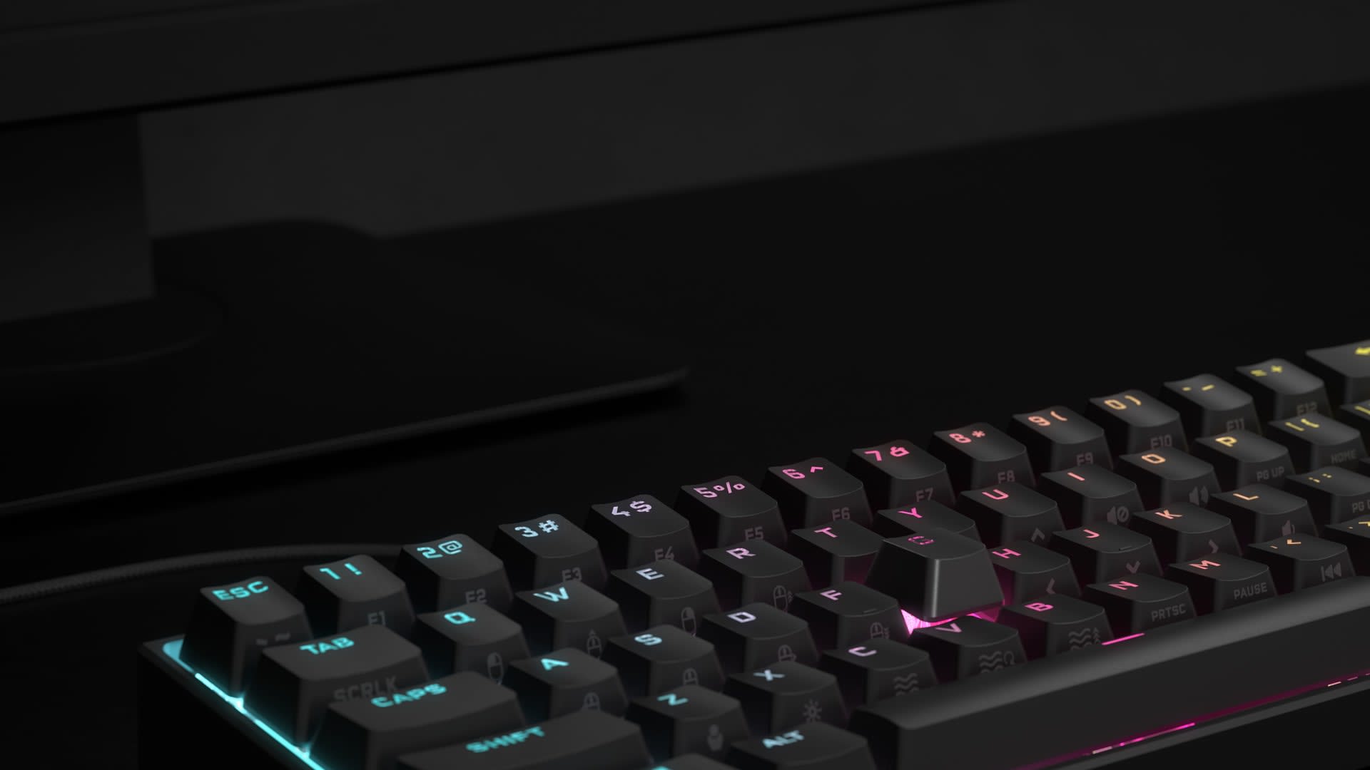 Clavier Corsair K65 RGB MINI Cherry MX Red (CH-9194010-FR)