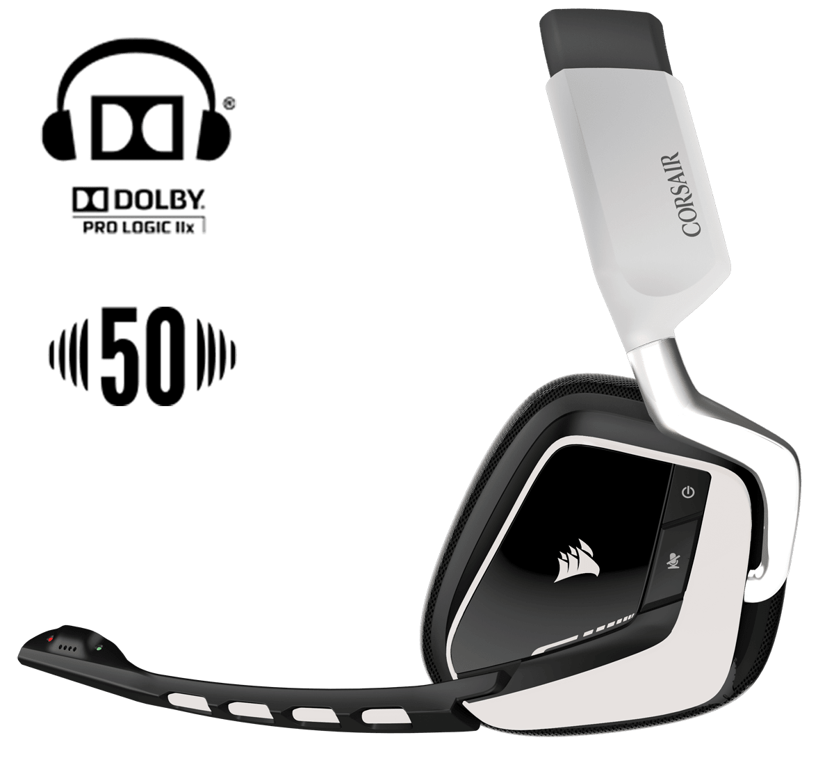 VOID Wireless Dolby 7.1 RGB Gaming Headset — White (AP)