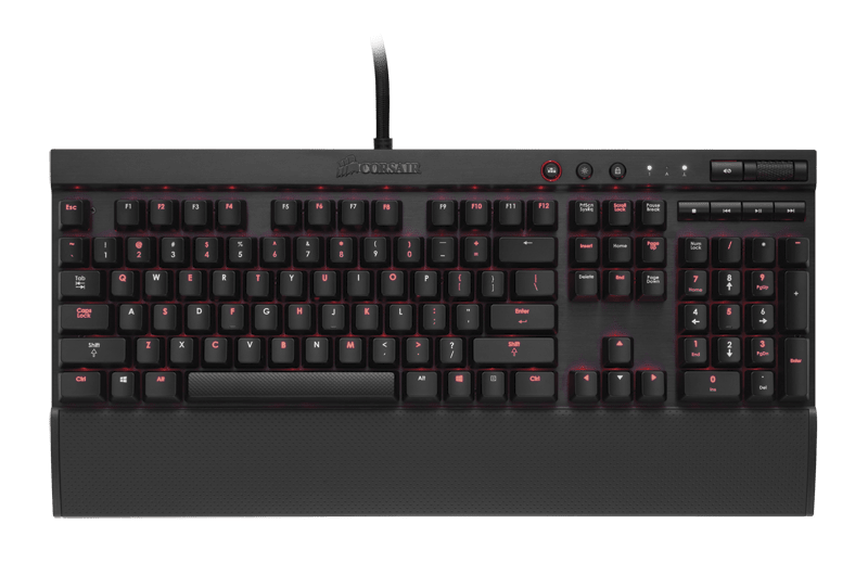 VENGEANCE® K70 Mechanical Gaming Keyboard Anodized Black — CHERRY® MX Red