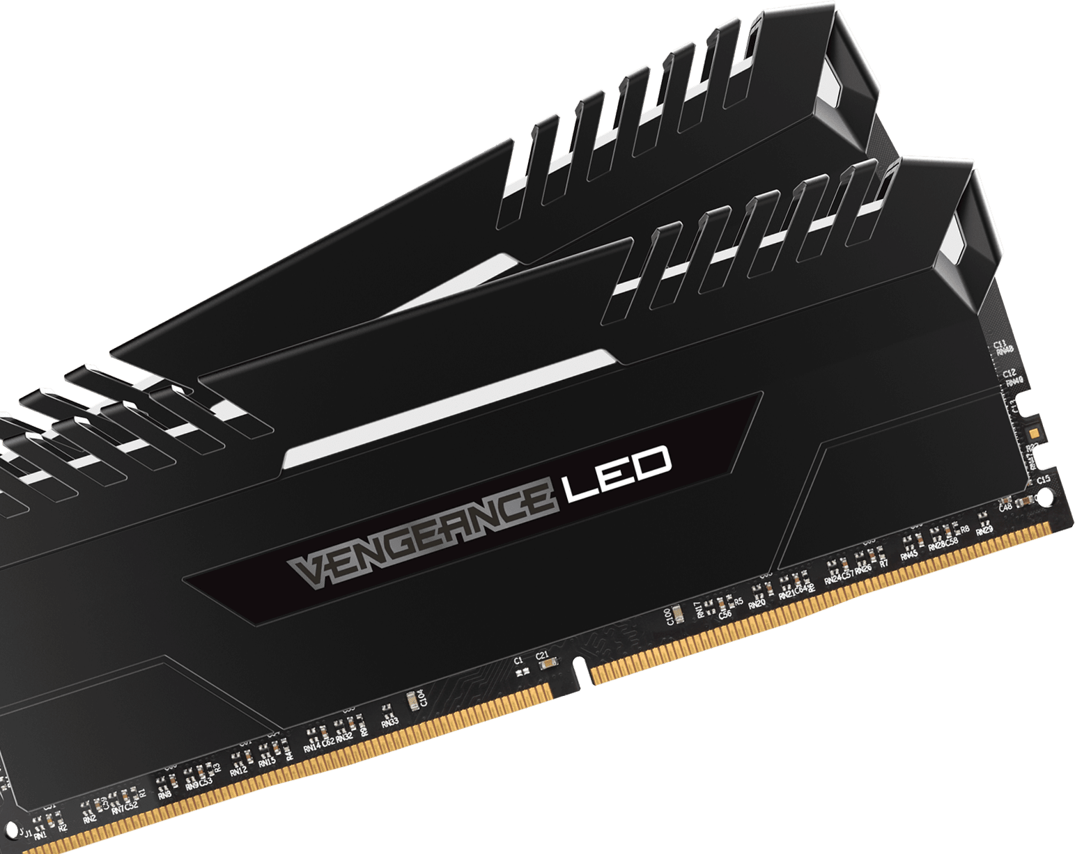 VENGEANCE® LED 64GB (4 x 16GB) DDR4 DRAM 3200MHz C16