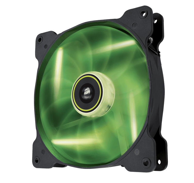 Air Series™ SP140 LED Green High Static Pressure 140mm Fan Twin Pack