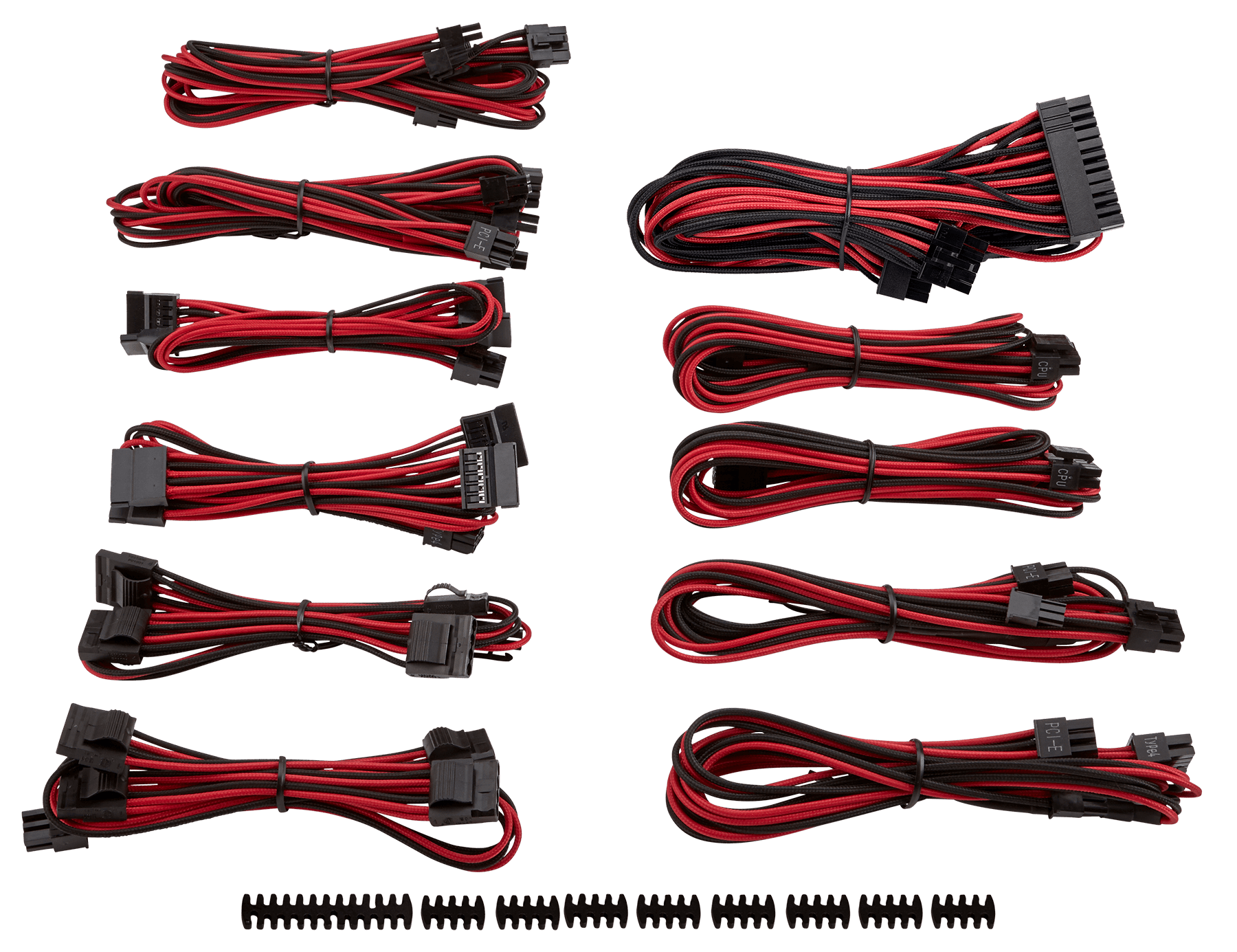 Premium Individually Sleeved PSU Cable Kit Pro Package, Type 4