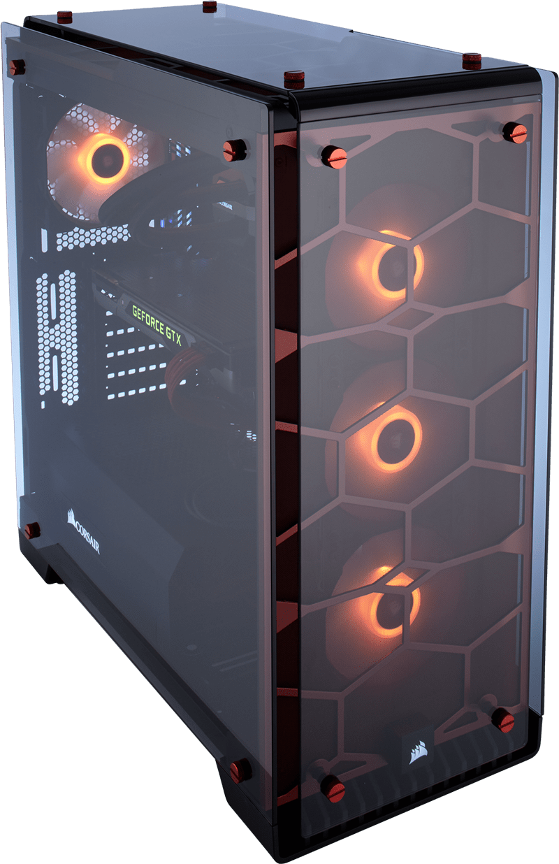 Boîtier Corsair Crystal 570X RGB Blanc SANS Ventilos ni Lighting