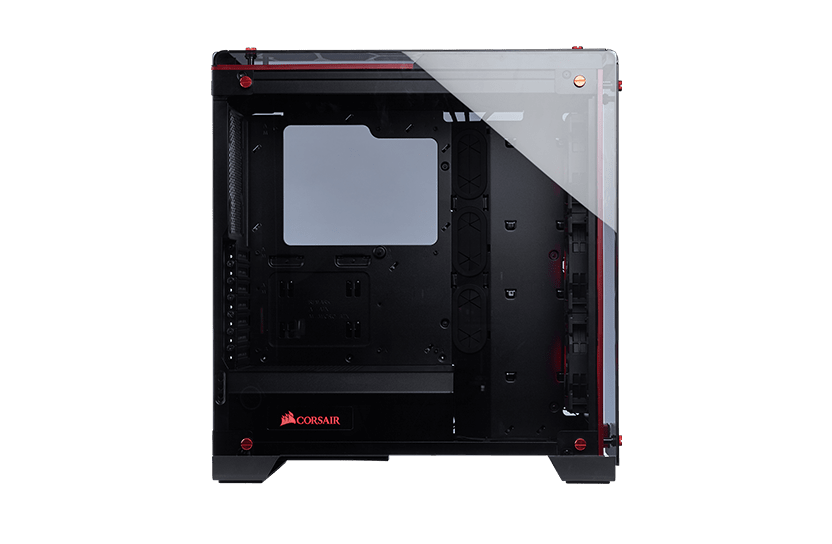 Crystal Series™ 570X RGB Mid-Tower — Red