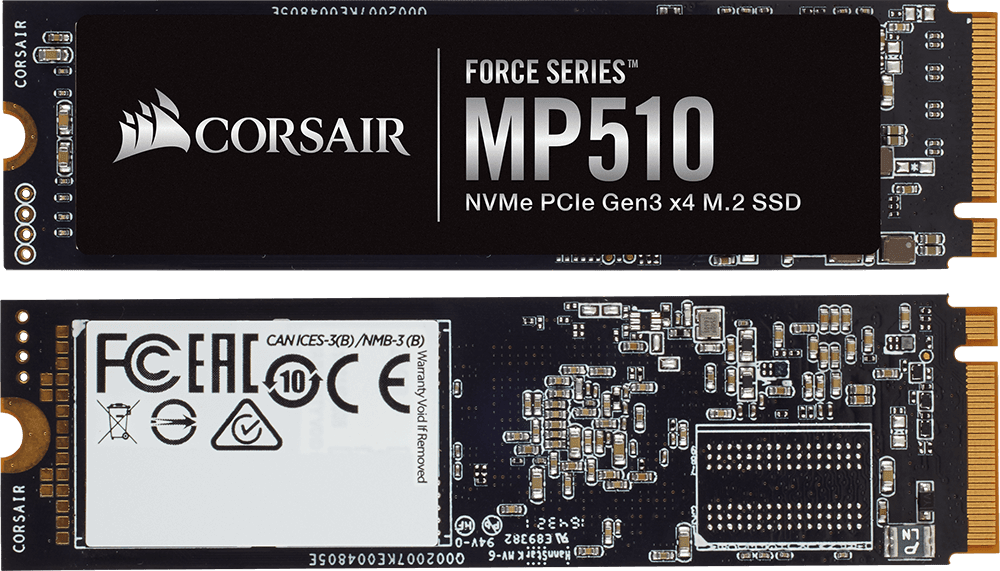 CORSAIR 内蔵SSD PCI-Express接続 MP510 [960GB M.2] CSSD-F960GBMP510B 15倍ポイント 