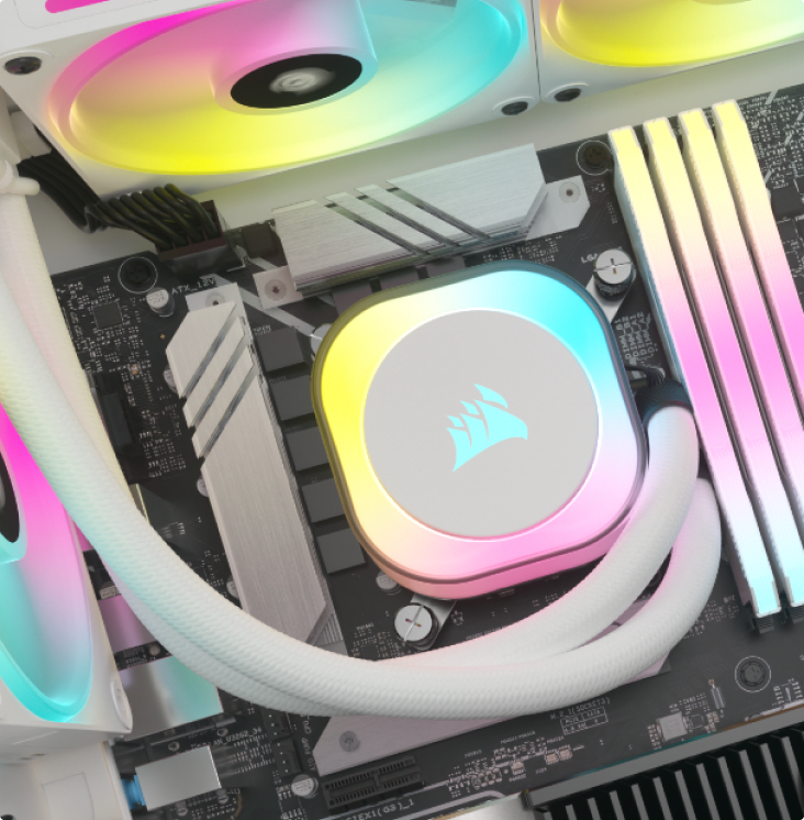 A black PC with black QX RGB fans.