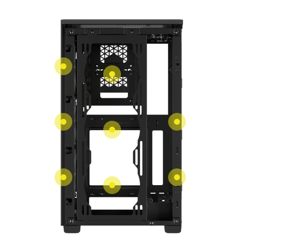 Corsair 2000D Fan Capacity