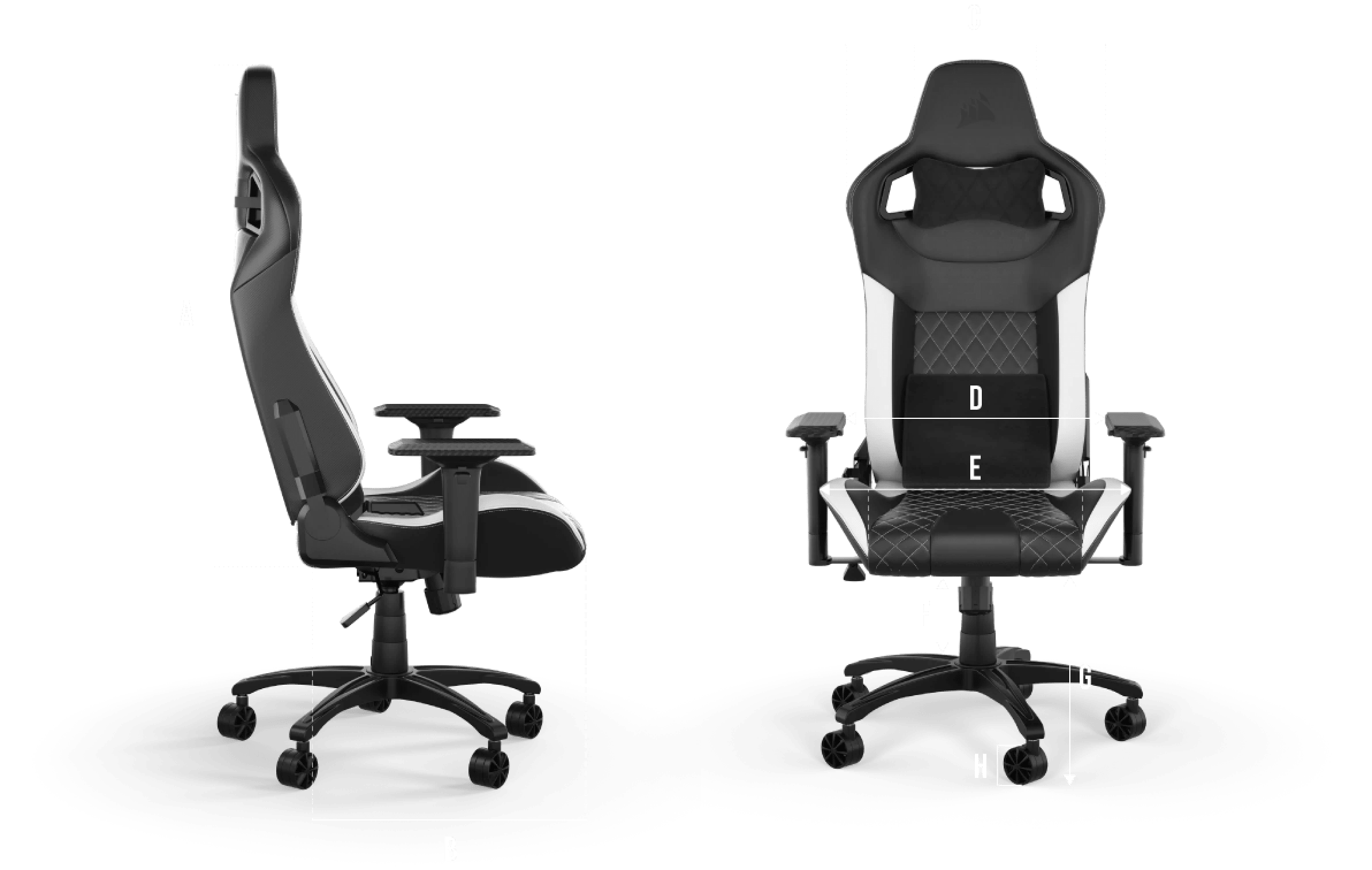 T1 RACE Gaming Chair - Black