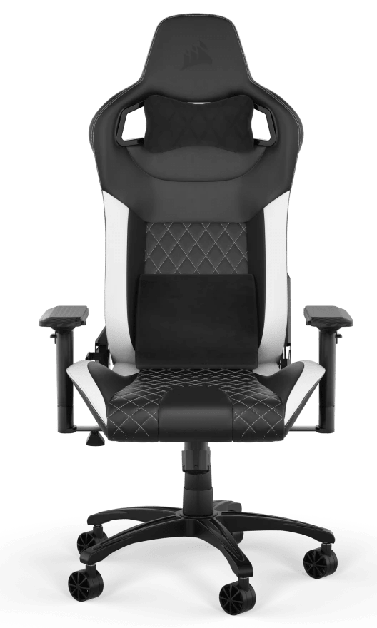 Silla para videojuegos de PC Corsair T1 Race Negro, Blanco