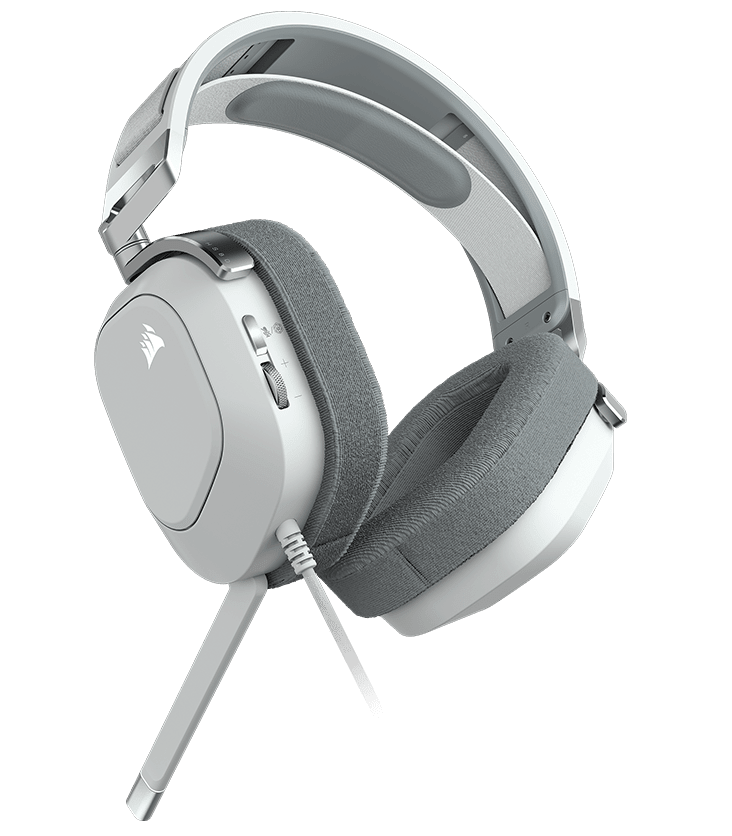 Corsair HS80 RGB WIRELESS Gaming Headset - White