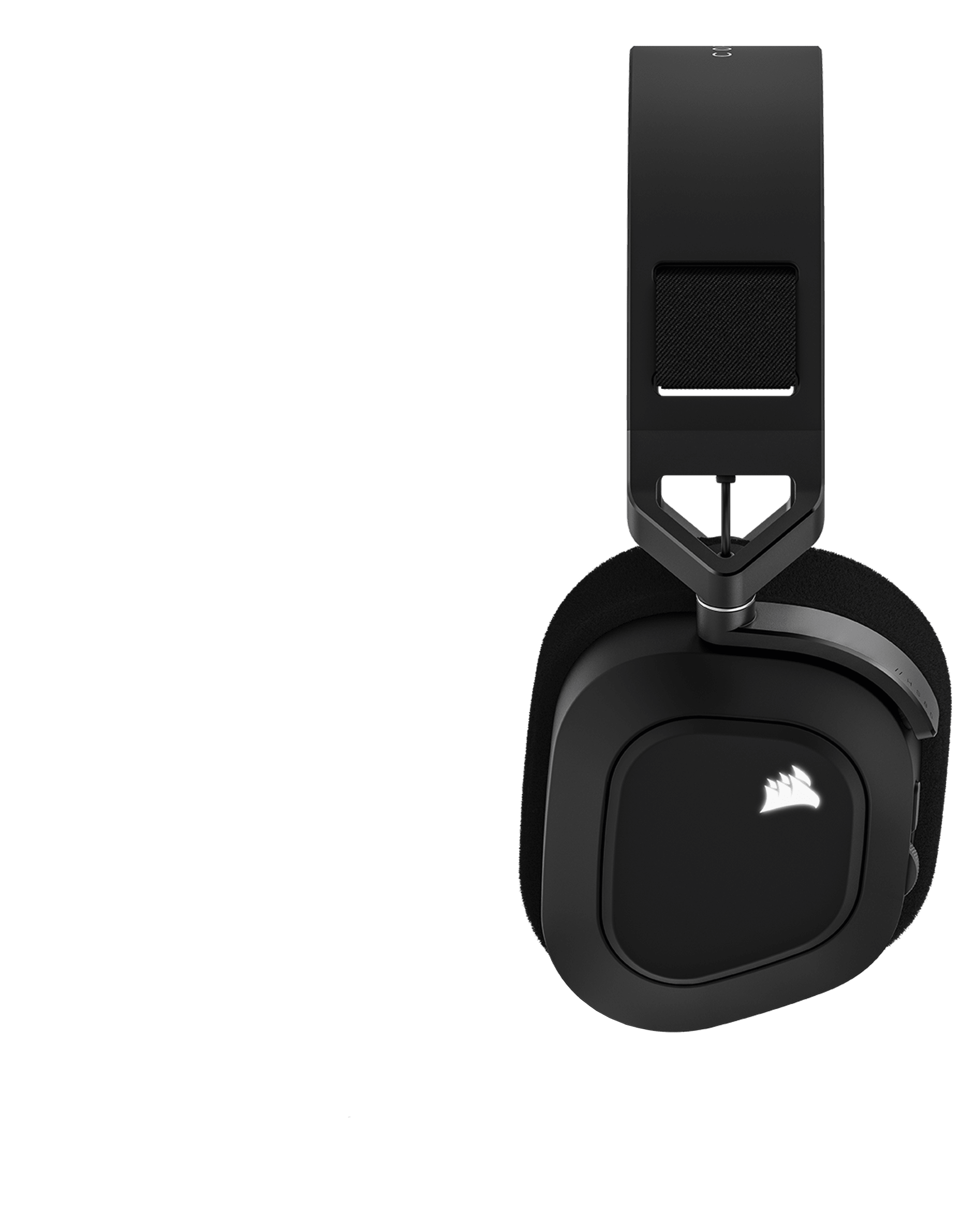 CORSAIR Casque gaming premium HS80 RGB WIRELESS avec audio spatial, bl