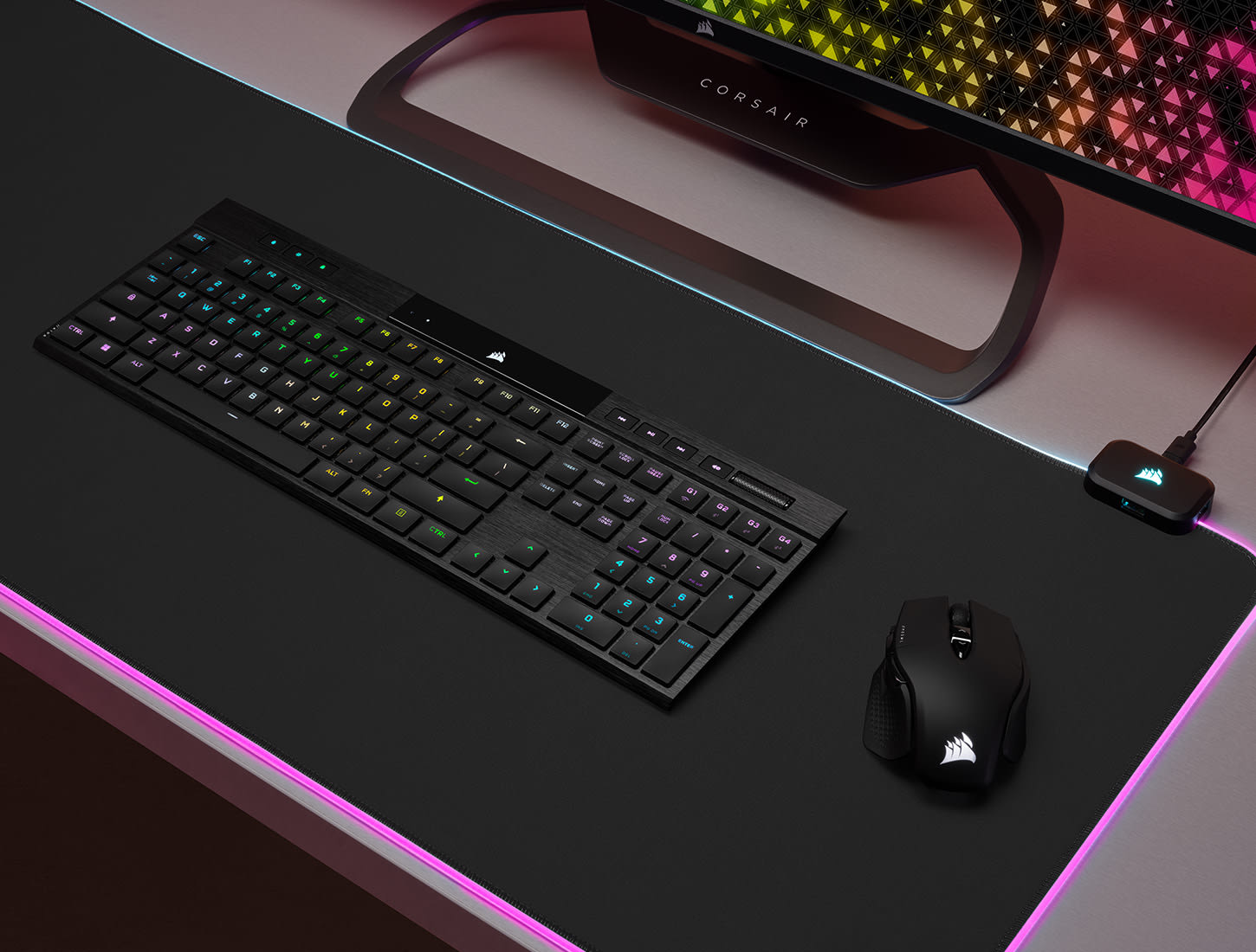 K100 AIR WIRELESS RGB Ultra-Thin Mechanical Gaming Keyboard - CHERRY MX  Ultra Low Profile Tactile