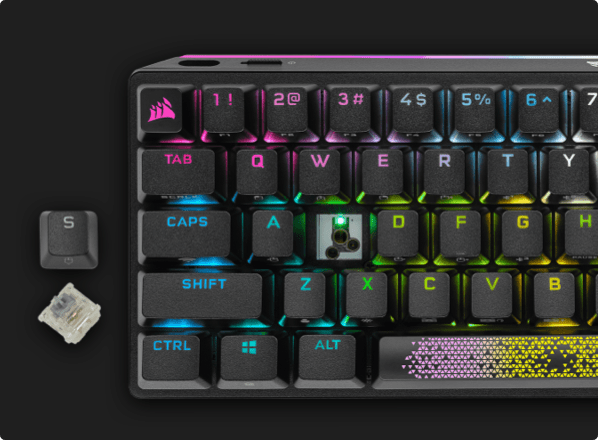 Clavier mécanique Gaming - AZERTY - CORSAIR - K70 Pro Mini