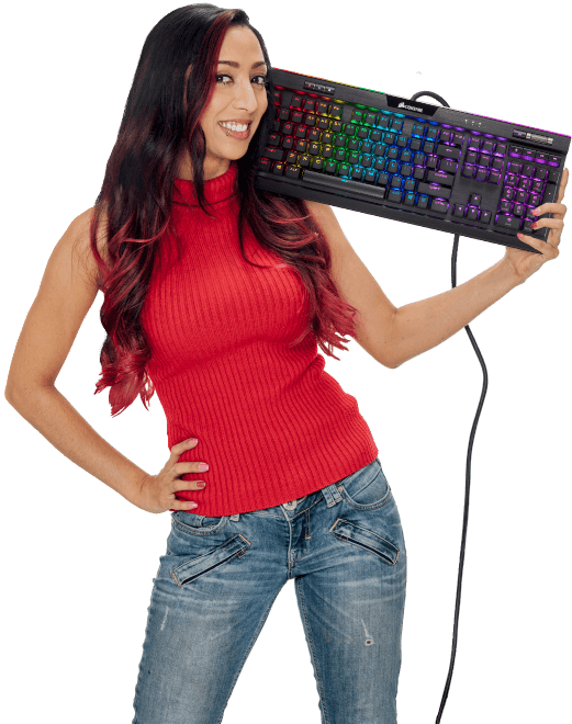 K95 PLATINUM XT Mechanical Gaming Keyboard — CHERRY® MX SPEED Layout)