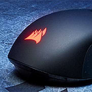 Corsair M55 RGB PRO souris Ambidextre USB Type-A Optique 12400 DPI - Corsair