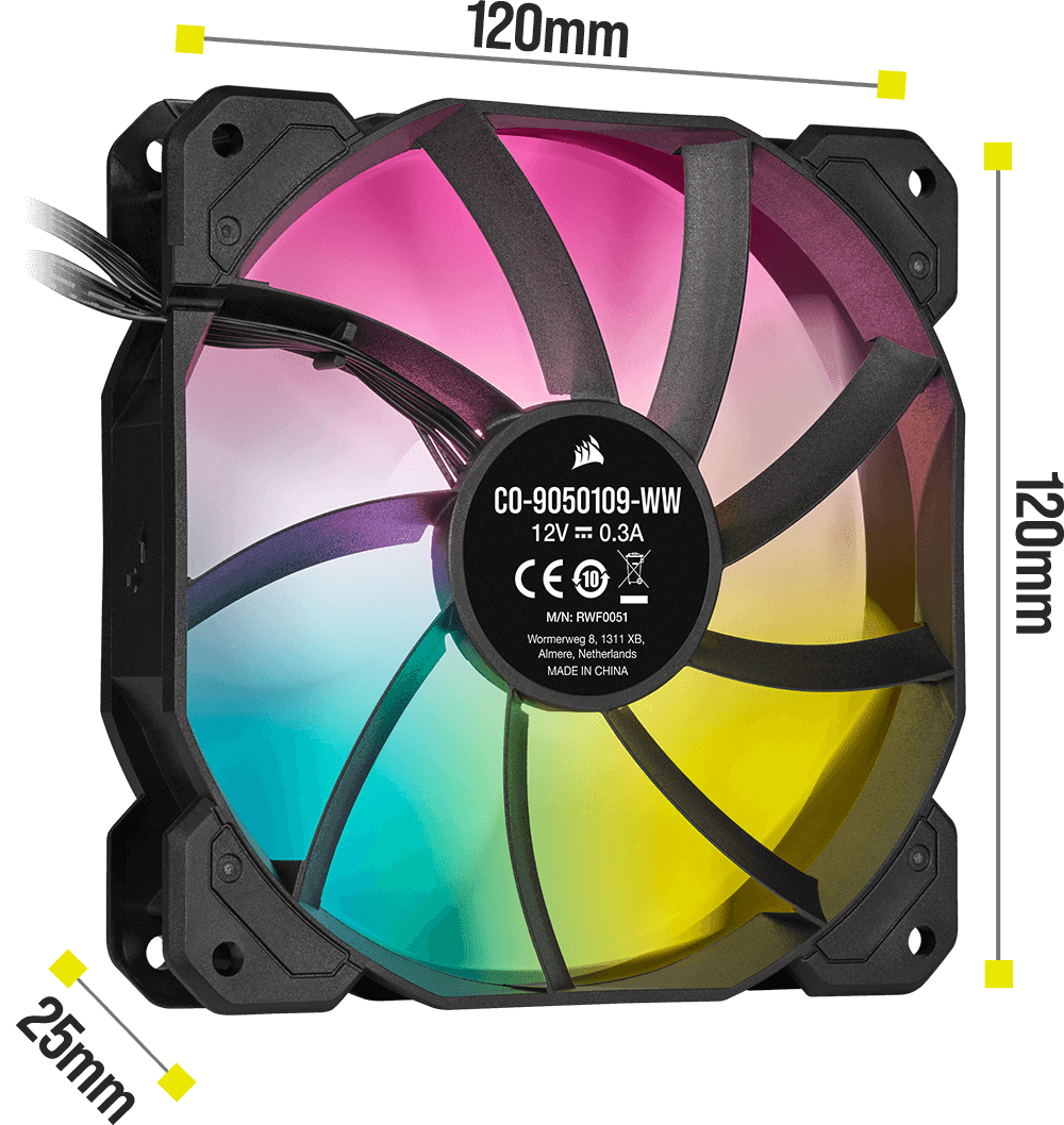 SP120 RGB ELITE Performance 120mm Fan — Single Pack