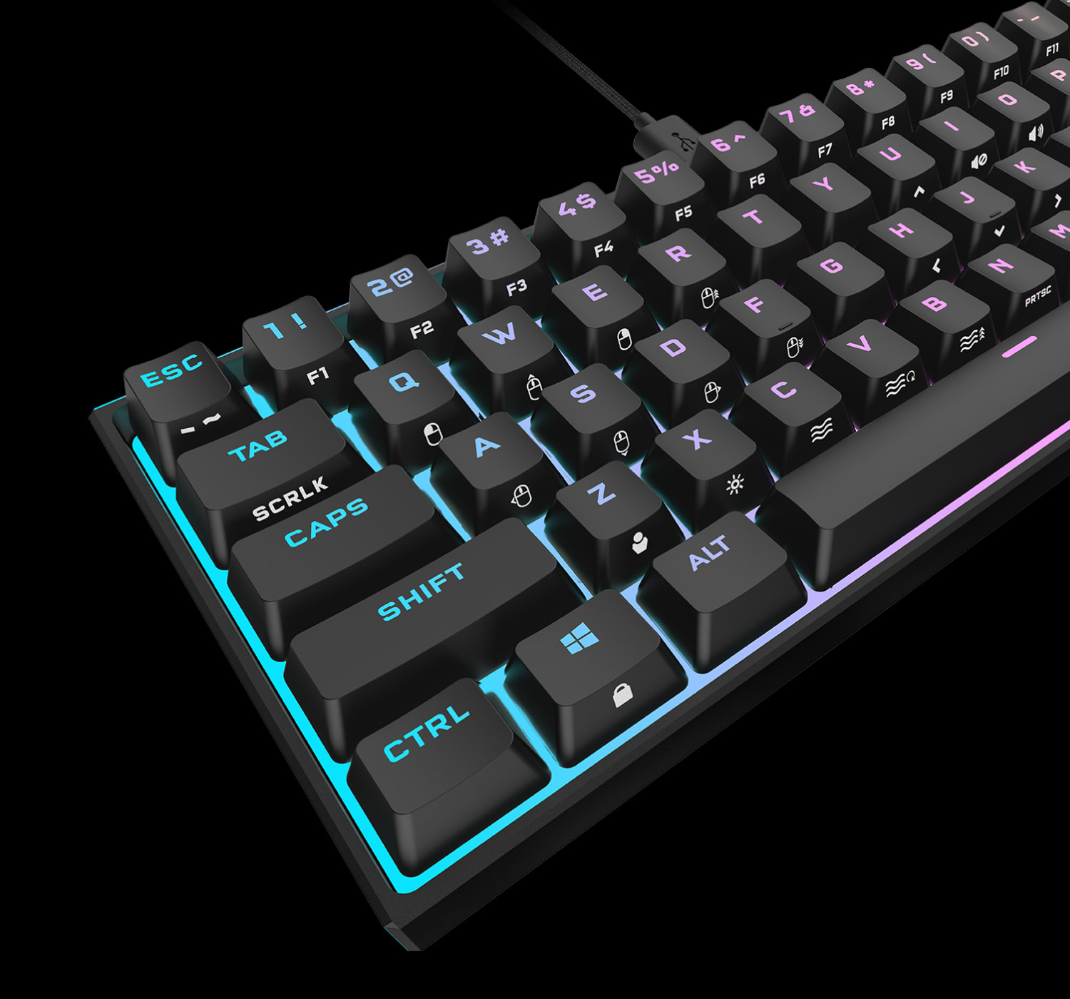 CORSAIR K65 RGB MINI 60% gaming keyboard