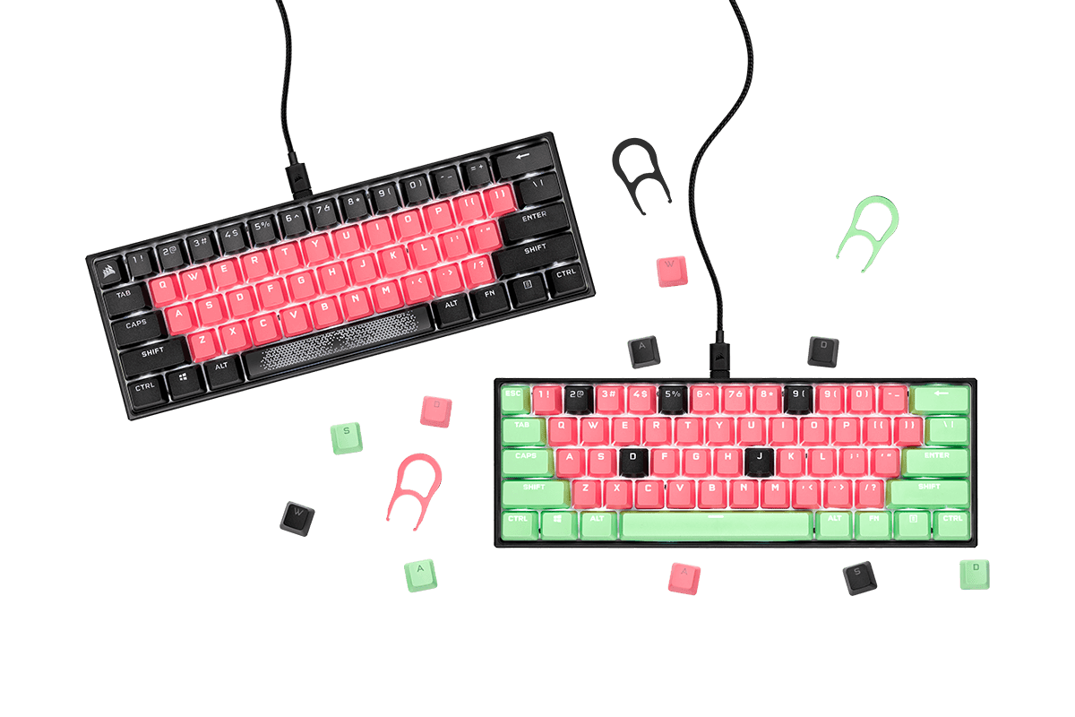 Full Keycap Set - Double Shot PBT Shine Through