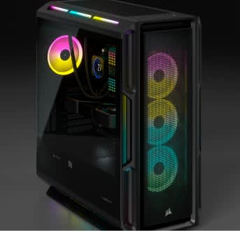 iCUE 5000T RGB Tempered Glass Mid-Tower ATX PC Case — Black