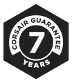 CORSAIR 7-YEAR WARRANTY BADGE