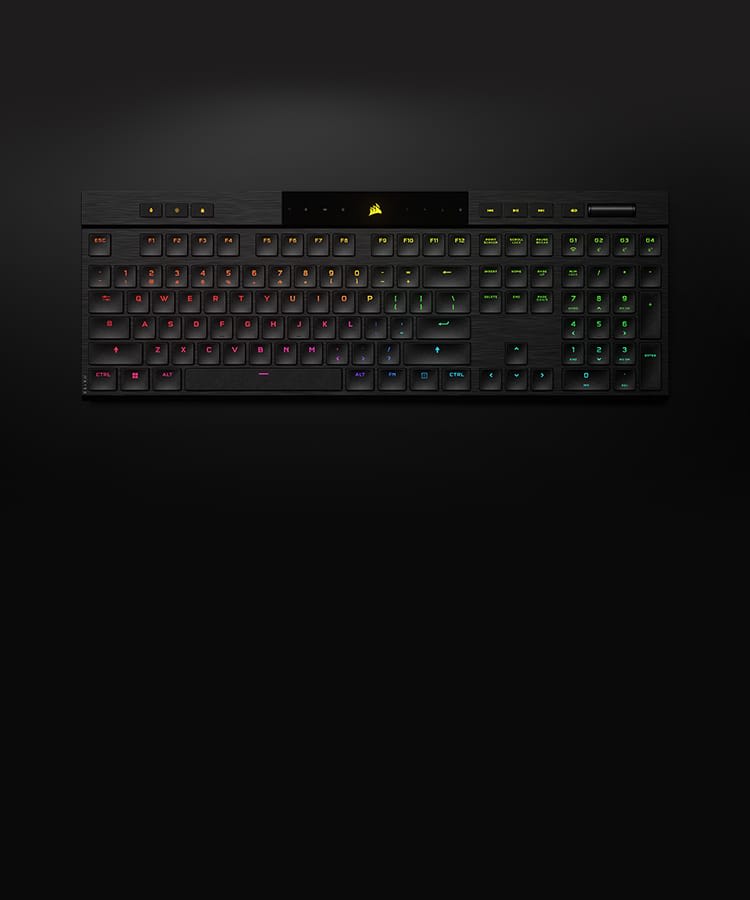 Corsair Clavier Mécanique Sans Fil De Jeu K100 Air RGB Noir