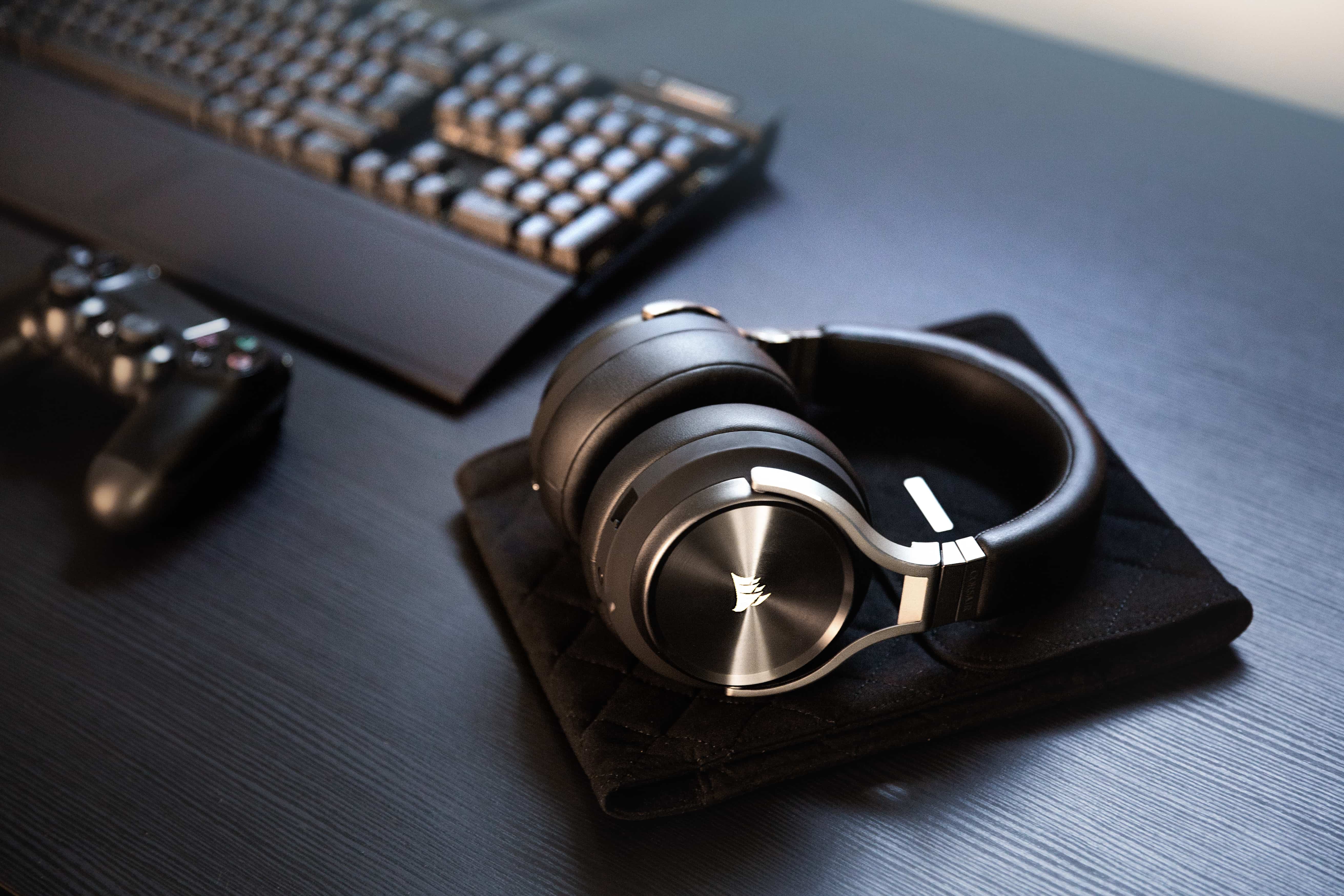 Corsair Virtuoso RGB Wireless, Casque gaming Noir