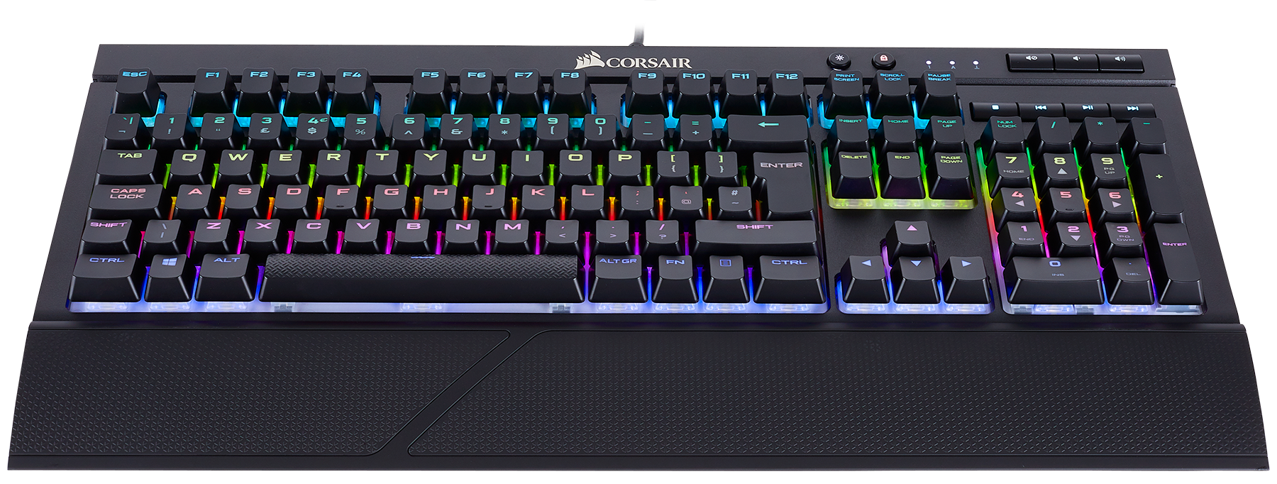 Corsair K68 RGB, un clavier mécanique résistant aux éclaboussures