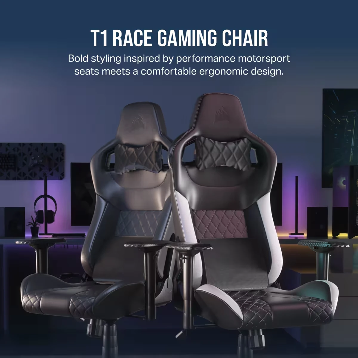 Corsair T1 Race Chaise de jeu Modèle 3D - Télécharger Meubles on