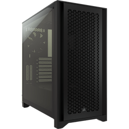 4000D AIRFLOW Tempered Glass Mid-Tower ATX Case — Black