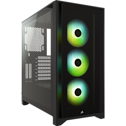 iCUE 4000X RGB Tempered Glass Mid-Tower ATX Case — Black (CN)