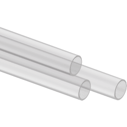 Hydro X Series XT Hardline 12mm Tubing — Satin Transparent