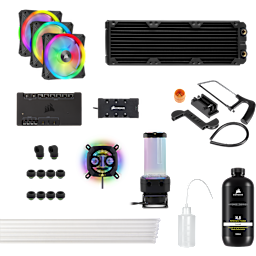HYDRO X SERIES iCUE XH305i RGB PRO Custom Cooling Kit - Black