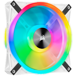 iCUE QL140 RGB 140mm PWM White Fan — Single Pack