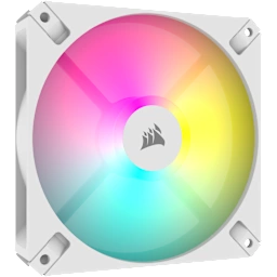 iCUE AR120 Digital RGB 120mm PWM Fan, Single Pack, White