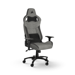 T3 RUSH Fabric Gaming Chair (2023) - Grey/Charcoal