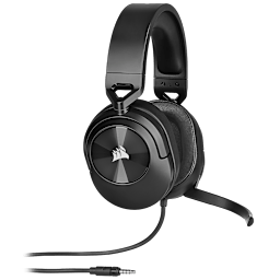 HS55 STEREO Wired Gaming Headset — Carbon