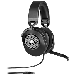 HS65 SURROUND Wired Gaming Headset — Carbon