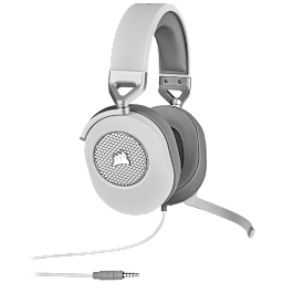 HS65 SURROUND Wired Gaming Headset — White (CN)